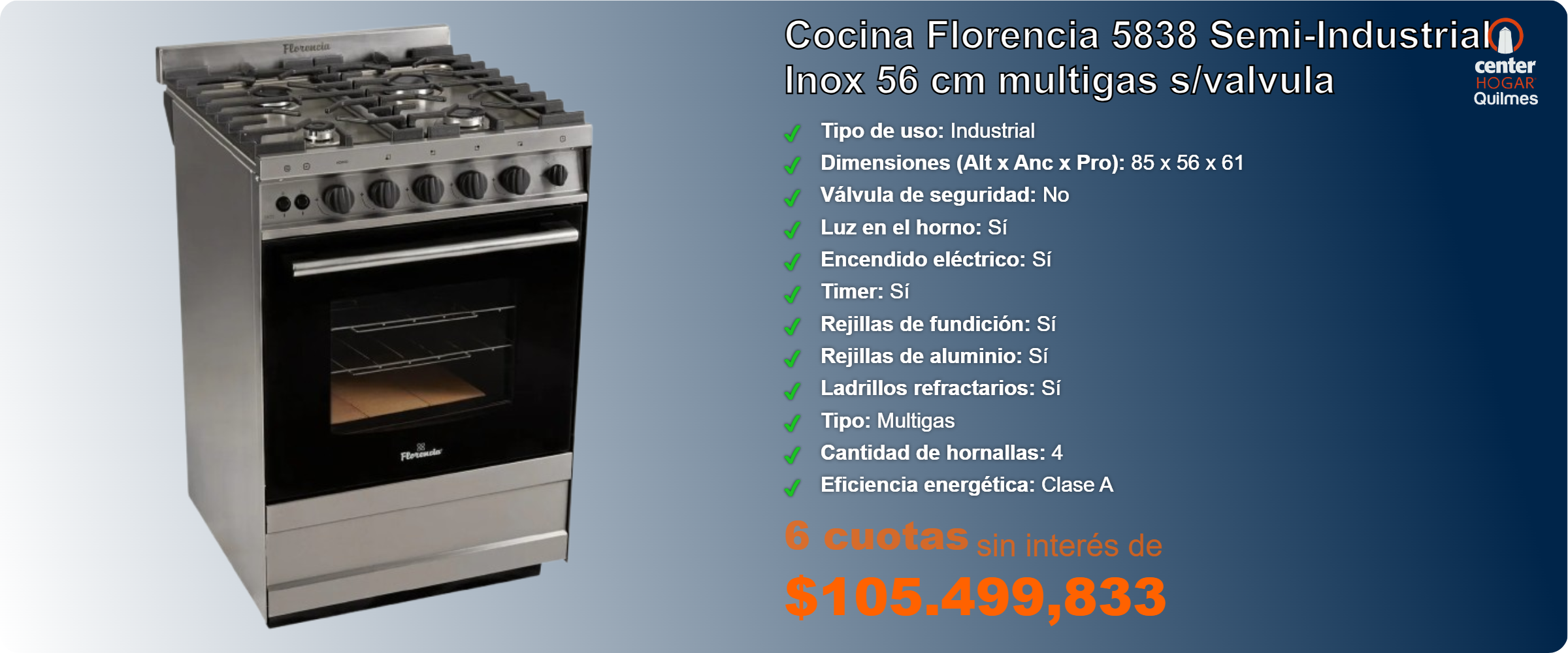 Florencia semi industrial