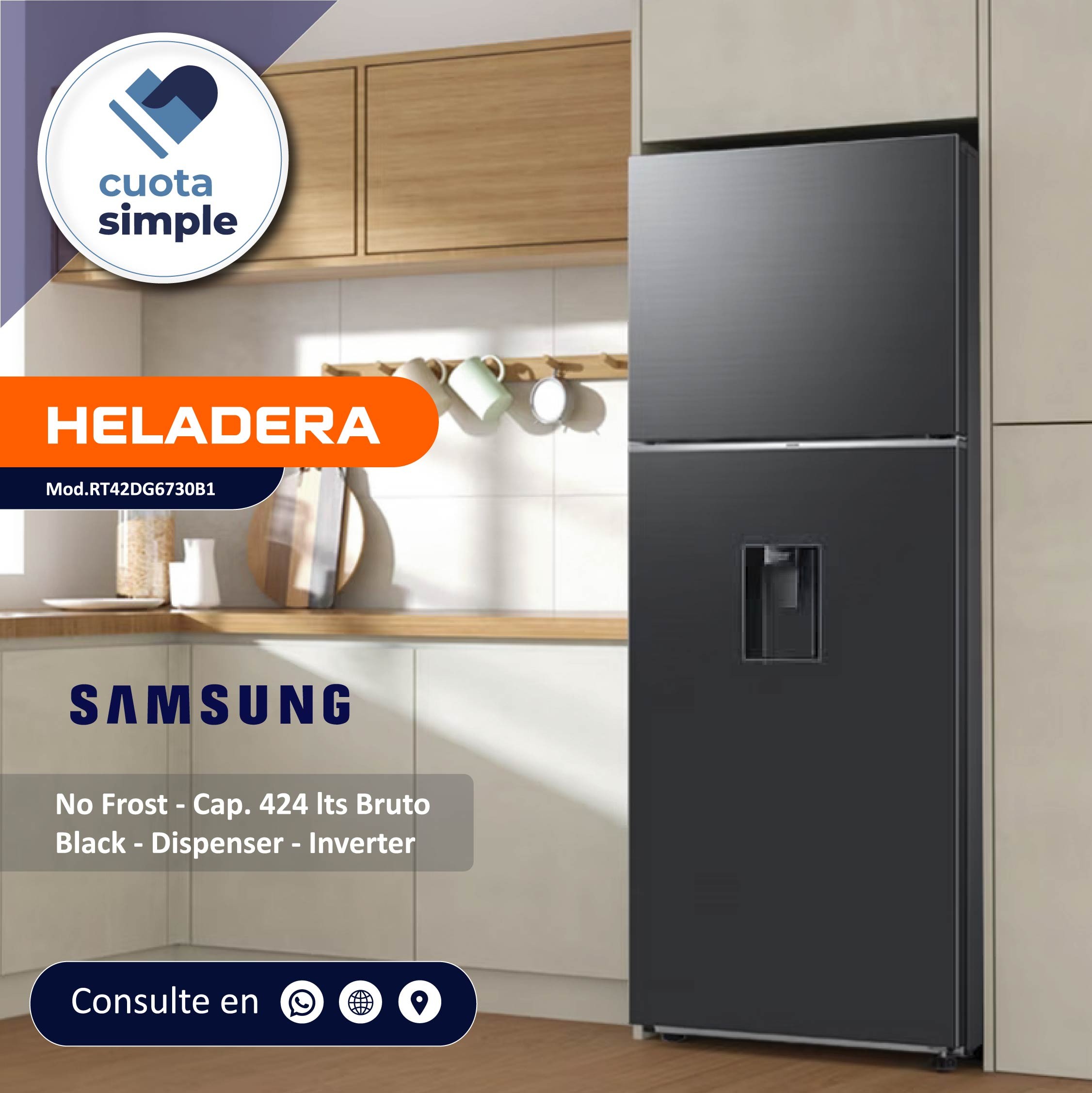 Heladera Samsung RT42